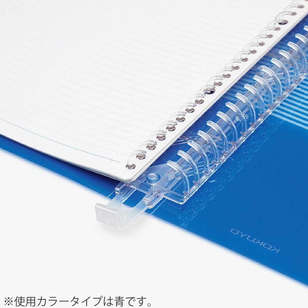 image:imageKOKUYO Campus B5 Slide Binder Notebook with 5 Tab Dividers PP Cover 26 Hole 100 Sheets Capacity Orange Japan Import RUP334NYROrange