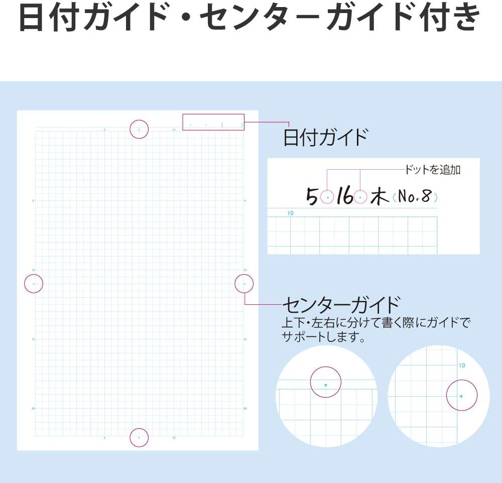 image:imageKOKUYO Campus Notebook Easy Erasing SemiB5 5mm02in Grid Ruled 04 inch 10 mm Solid Line 30 Sheets Pack of 5 5 Colors Japan Import NO30S105X5blue lightgreen light pink purple yellow