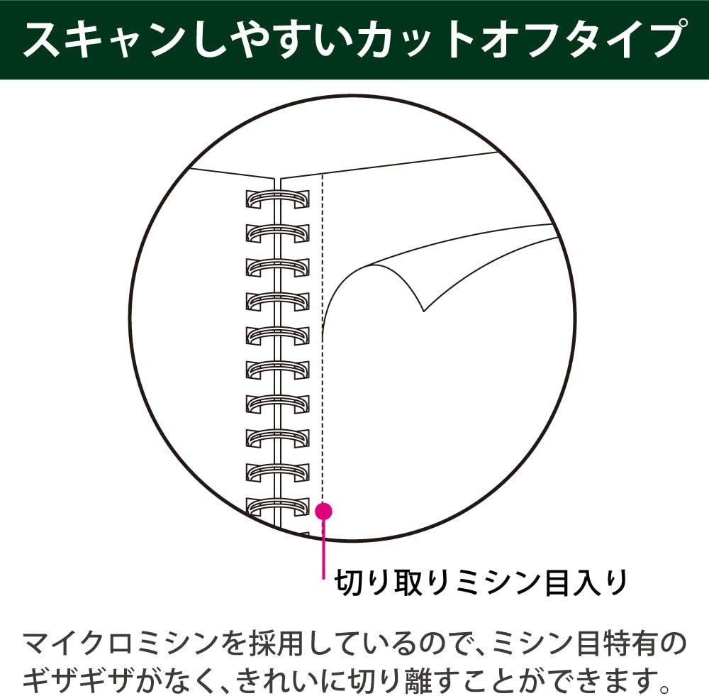 image:imageKOKUYO Campus Twin Ring Notebook Business Type Dot B 6mm Ruled A5 50 Sheets 30 Lines Navy Cover Japan Import SUT133BTDBA5