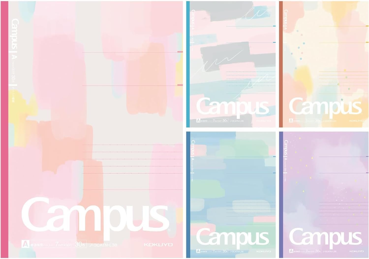 image:imageKOKUYO Composition Notebooks 5 Pack Campus SemiB5 Comp Book with Dot A 7mm Ruled 30 Sheets School Lined Notebook Spy x Family Limited Edition Journal Notebook for Women Work Study Note TakingAcrylic Palette