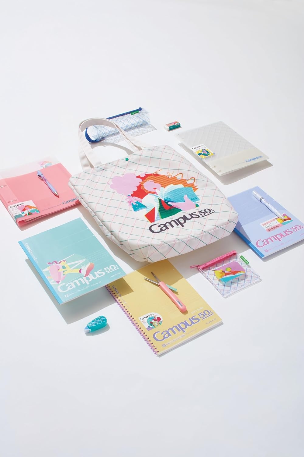 image:imageKOKUYO Composition Notebooks 5 Pack Campus SemiB5 Comp Book with Dot A 7mm Ruled 30 Sheets School Lined Notebook Spy x Family Limited Edition Journal Notebook for Women Work Study Note Taking50th Anni
