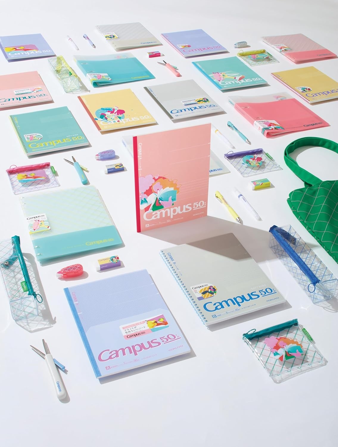 image:imageKOKUYO Composition Notebooks 5 Pack Campus SemiB5 Comp Book with Dot A 7mm Ruled 30 Sheets School Lined Notebook Spy x Family Limited Edition Journal Notebook for Women Work Study Note Taking50th Anni