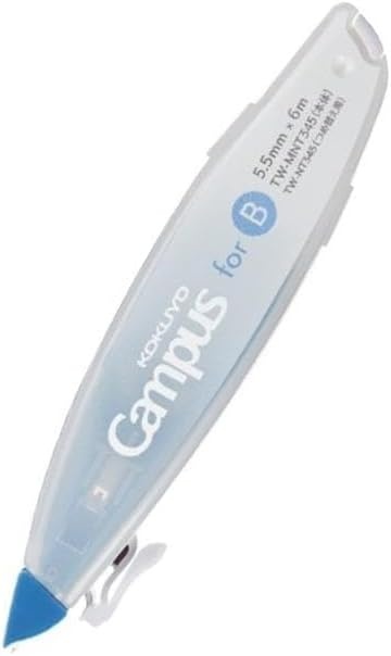 image:imageKOKUYO Correction Tape 55 mm Wide for B 6mm Campus Ruled Notebook 197 ft 6 m Long Blue TWMNT345Blue 55mm