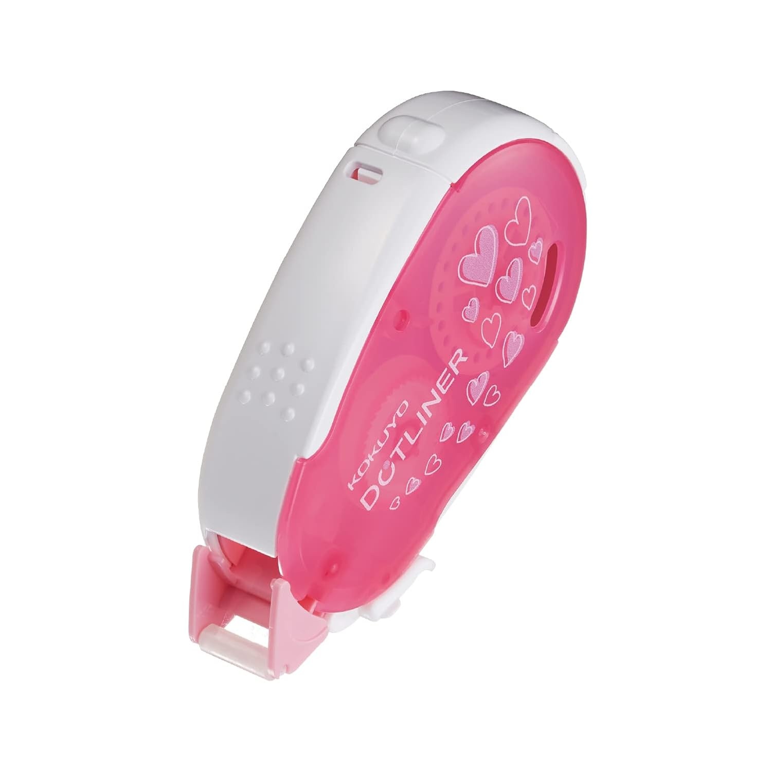 image:imageKOKUYO Glue Tape Refill for Scrapbooking 525 Ft x 033 in Double Sided Tape Roller for Crafts Pink Heart Pattern Tape Runner Adhesive Scrapbook Supplies TADM405081