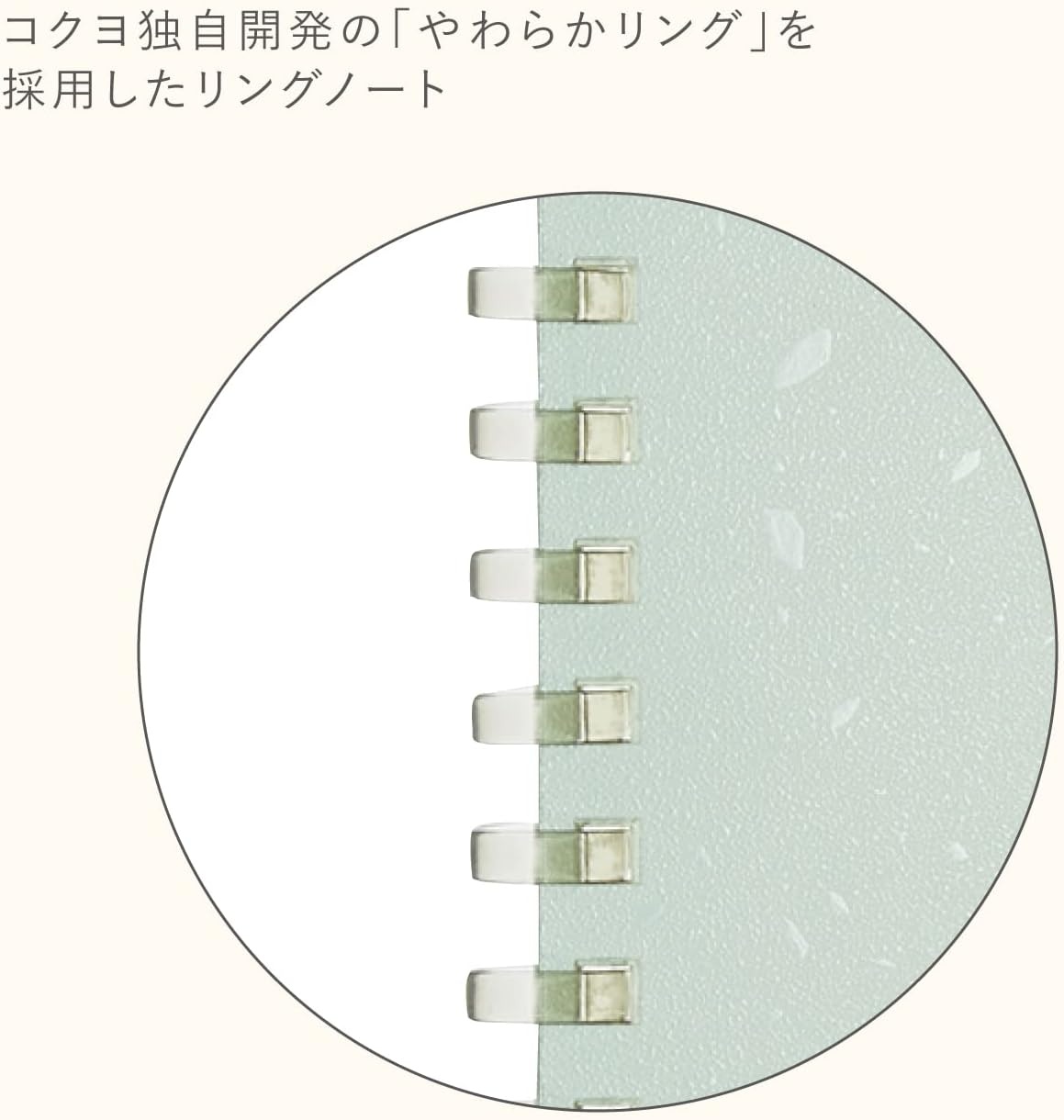 image:imageKOKUYO ME Graph Spiral Journal Notebook A5 Soft Ring 5 mm Grid Paper Notebook with 50 Smooth Sheets 58 x 83 Cute Small Journaling Notebook Moon Lime Japan Import KMESR931S5YFragile Mint