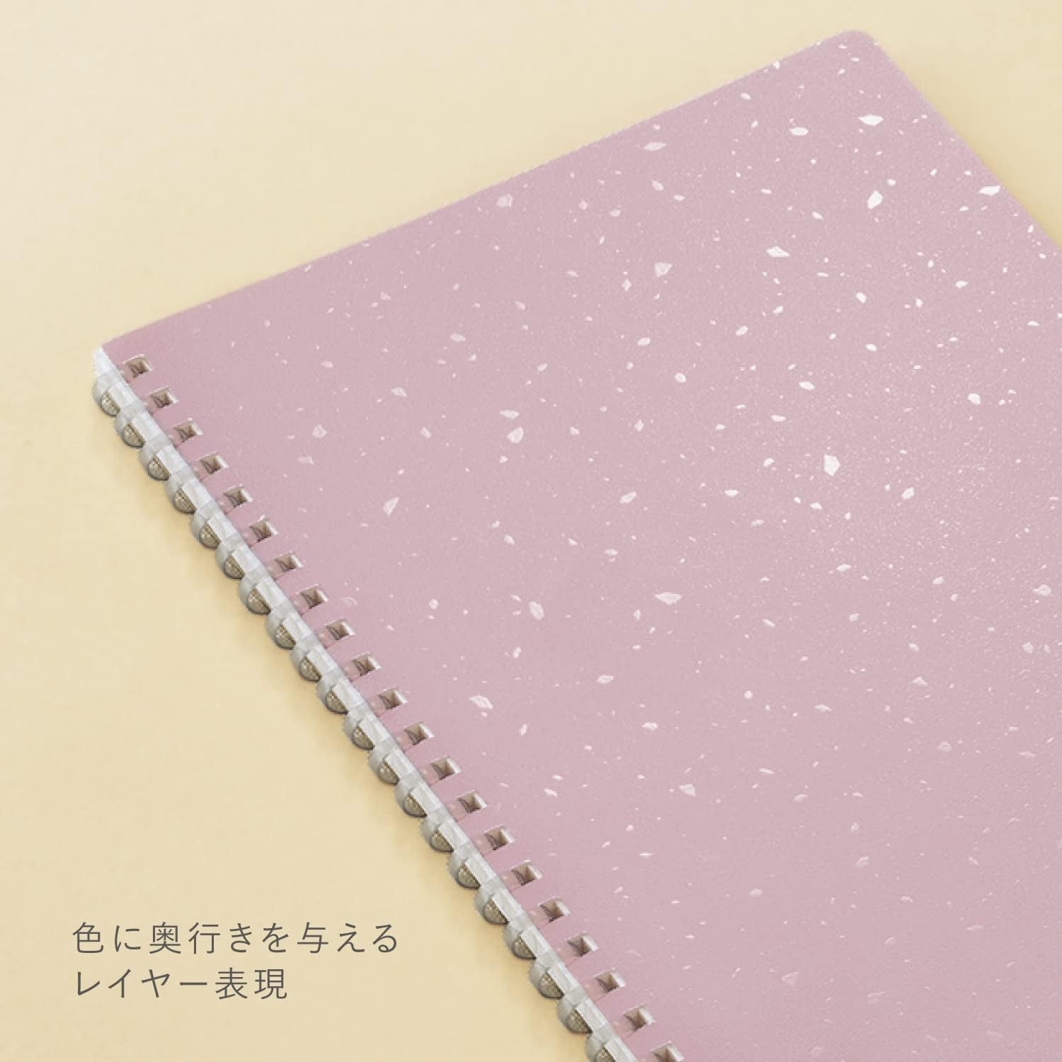 image:imageKOKUYO ME Graph Spiral Journal Notebook A5 Soft Ring 5 mm Grid Paper Notebook with 50 Smooth Sheets 58 x 83 Cute Small Journaling Notebook Moon Lime Japan Import KMESR931S5YTaupe Rose