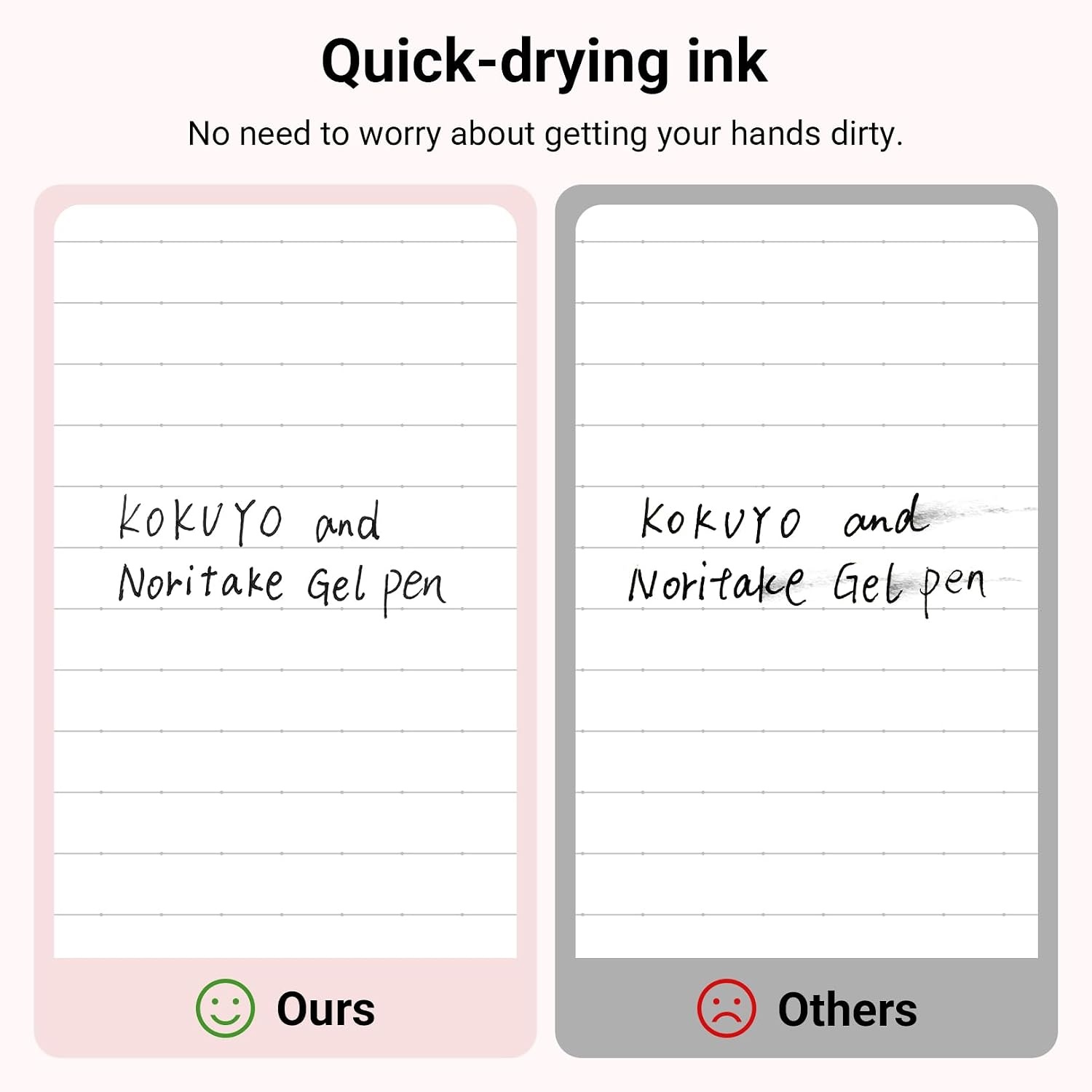 image:imageKOKUYO Me Ballpoint Pen Black Ink 05mm Retractable Ball Point Writing Gel Pen Piman Green KMEBPEG5D102GNoritake1
