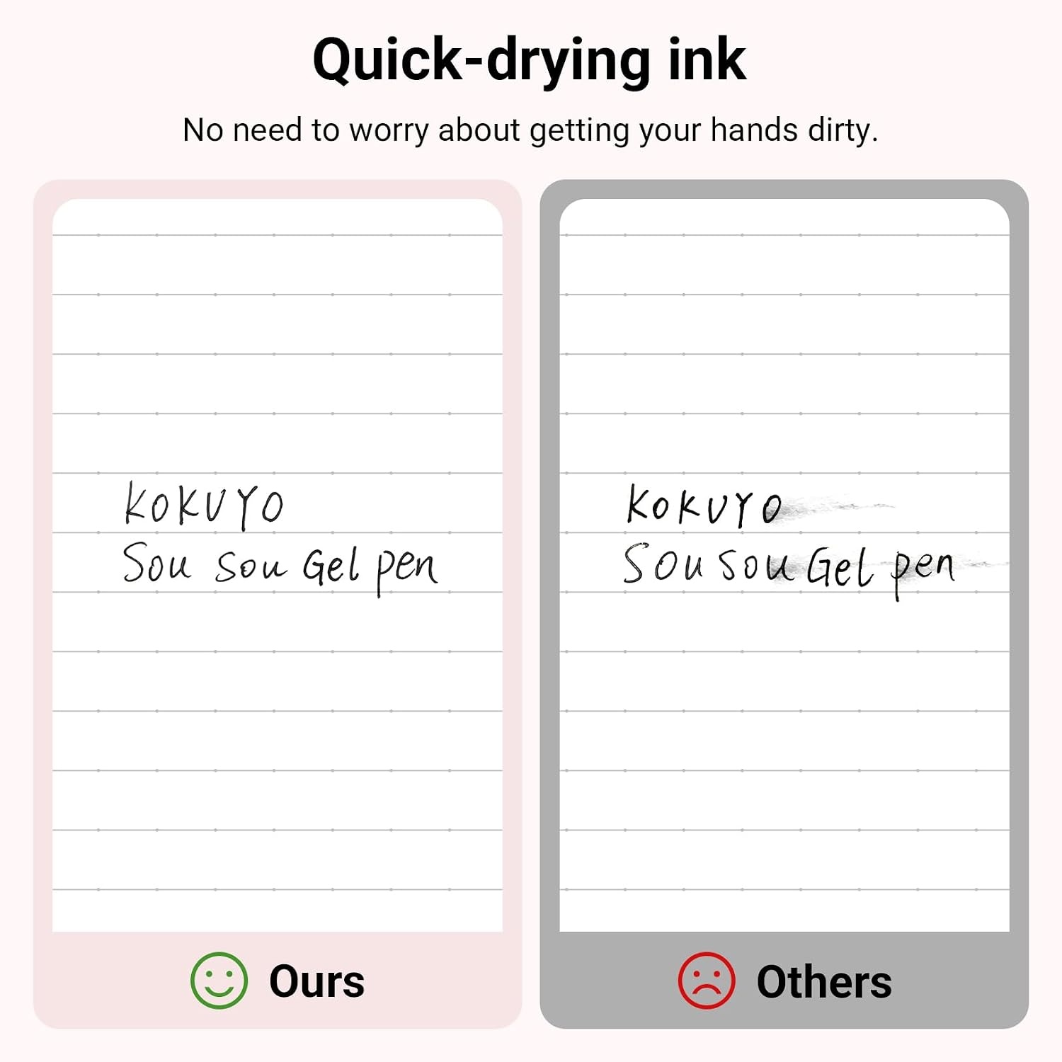 image:imageKOKUYO Me Ballpoint Pen Black Ink 05mm Retractable Ball Point Writing Gel Pen Piman Green KMEBPEG5D102GSou Sou