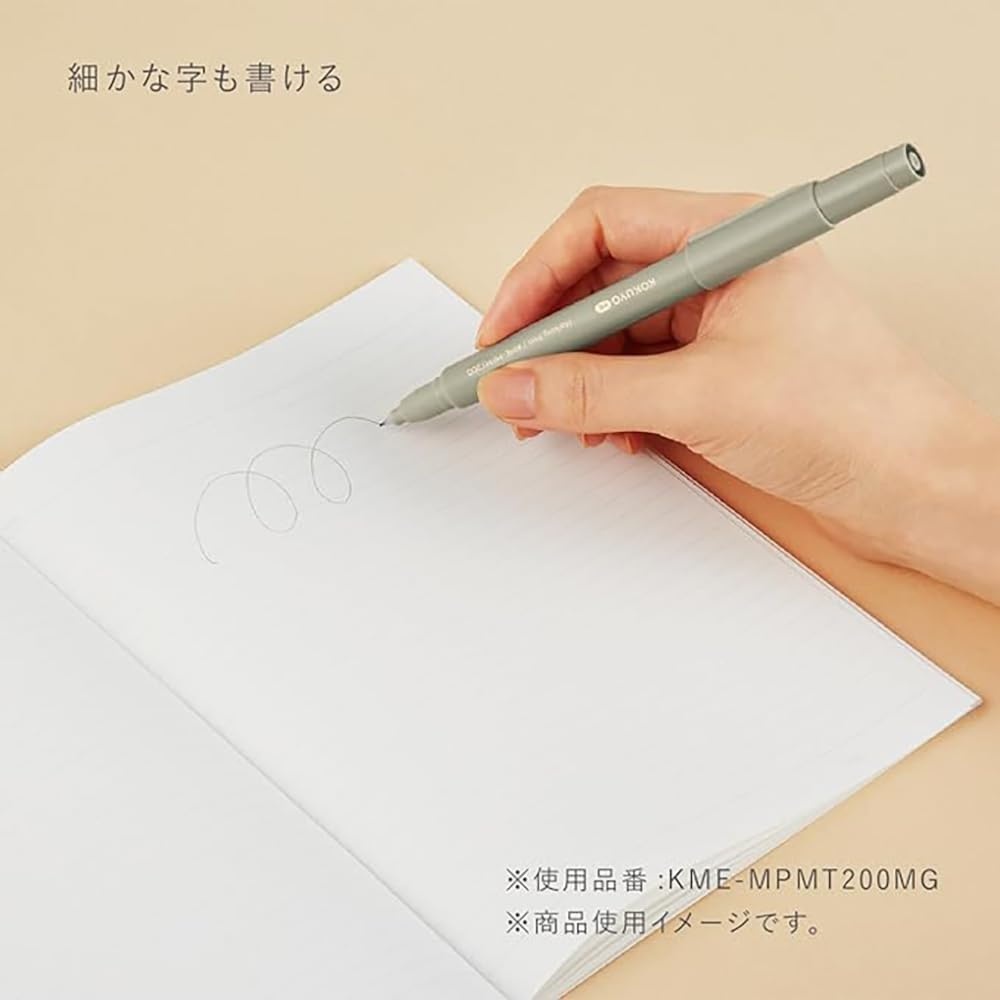 image:imageKOKUYO Me Marking Pen 2Way Highlighter Pen Soft Color Marker 4Color Set of Taupe Rose Fragaile Mint Moon Lime Grayish Fog KMEMPMT2014SDeep Nature Color