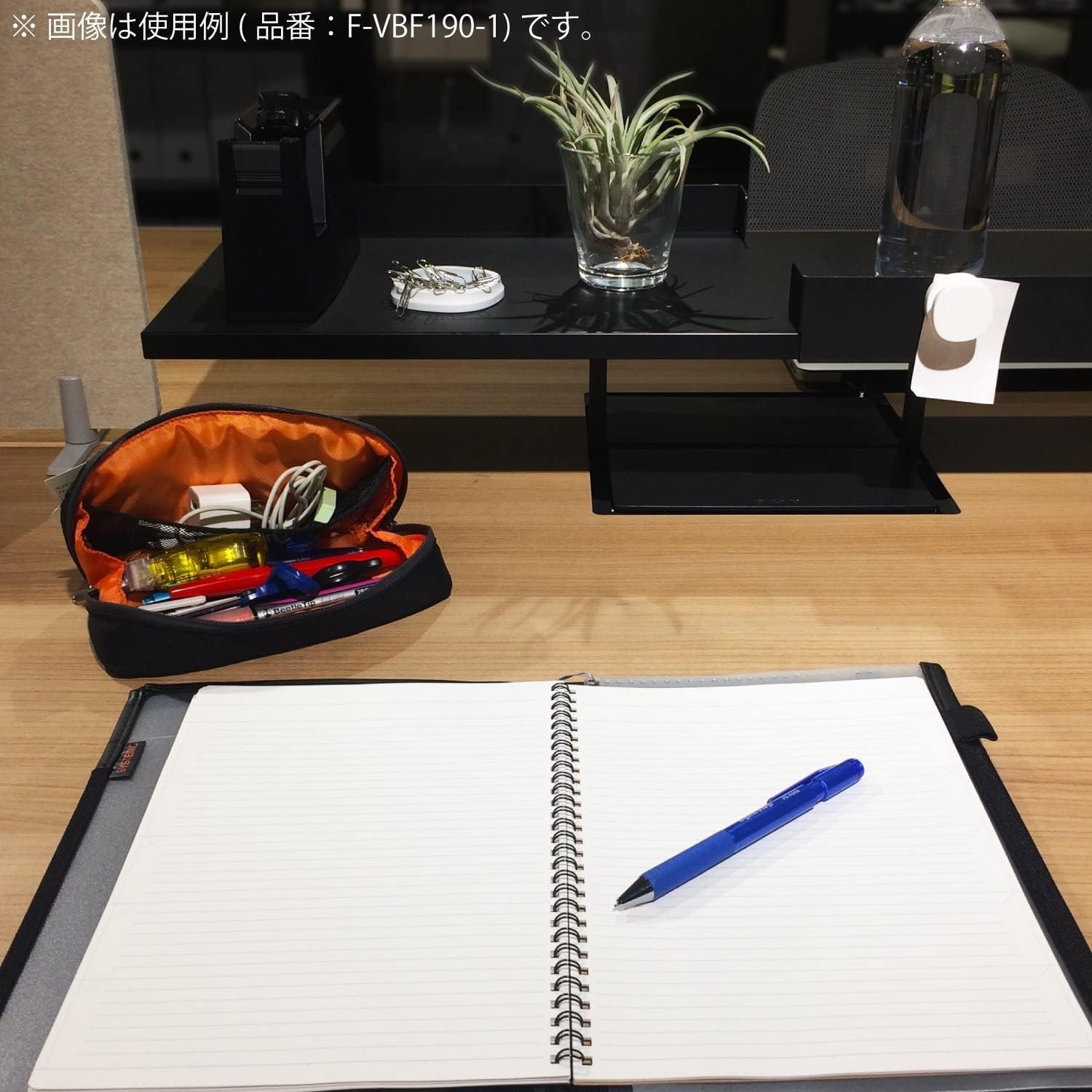 image:imageKOKUYO Pencil Case Pouch Neo Critz Standing Pen Pouch Bag Foldable Stand up Pencil Holder Organizer Small Portable Pencil Box for Office Home amp College Use Blue x Navy Regular Size FVBF1803Green