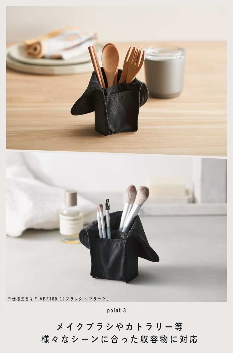 image:imageKOKUYO Pencil Case Pouch Neo Critz Standing Pen Pouch Bag Foldable Stand up Pencil Holder Organizer Small Portable Pencil Box for Office Home amp College Use Blue x Navy Regular Size FVBF1803Black x Black