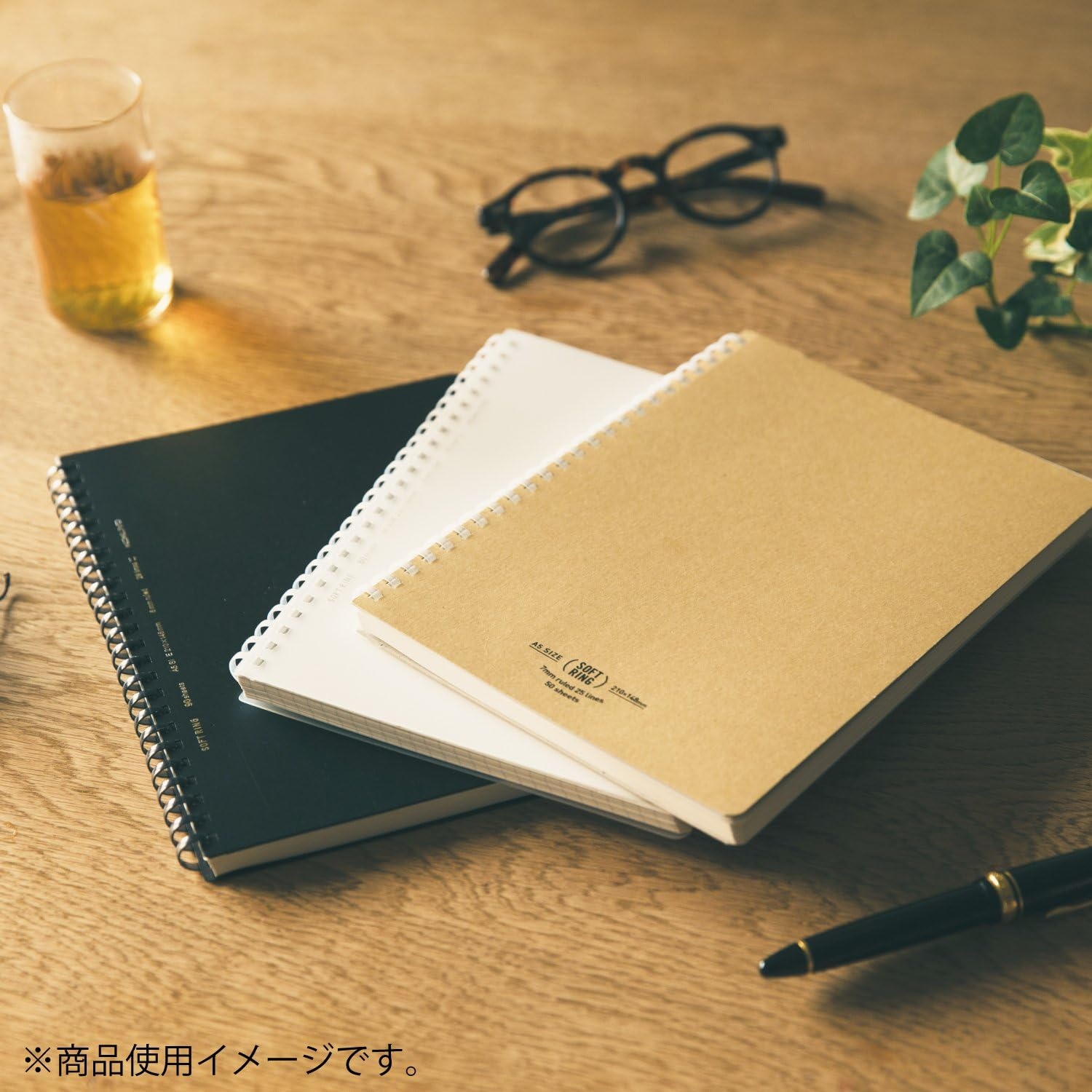image:imageKOKUYO Spiral Lined Notebook 10 x 7 Business Journal B5 Soft Ring Notebooks with A 6mm Ruled 80 Perforated Sheets Clear 1 Subject Notebook Note Taking for Work Japan Import SUSV508BTB5
