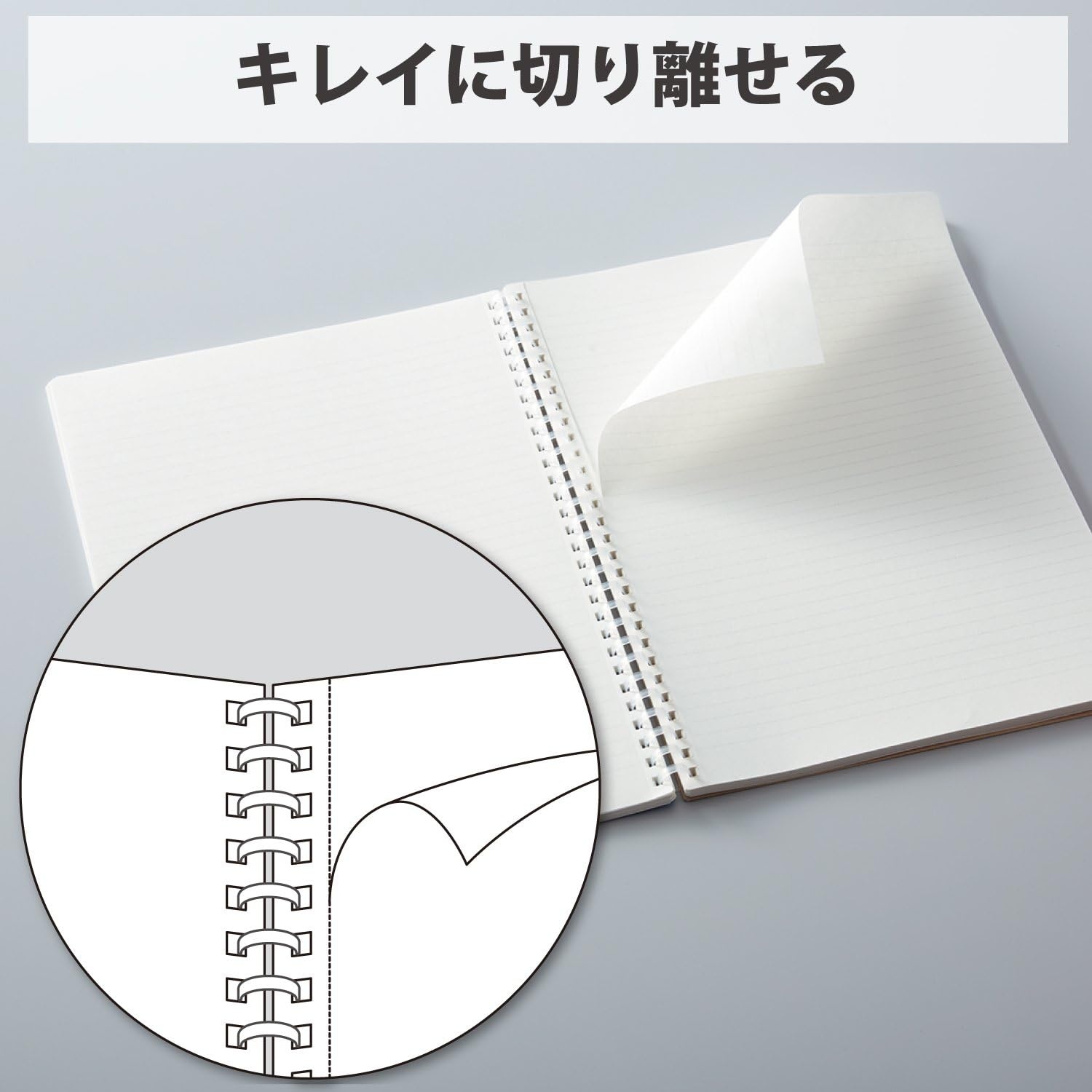 image:imageKOKUYO Spiral Lined Notebook 83 x 58 Business Journal A5 Soft Ring Notebooks with 7 mm Ruled 80 Perforated Sheets Black 1 Subject Notebook Note Taking for Work Japan Import SUSV638ADBlack