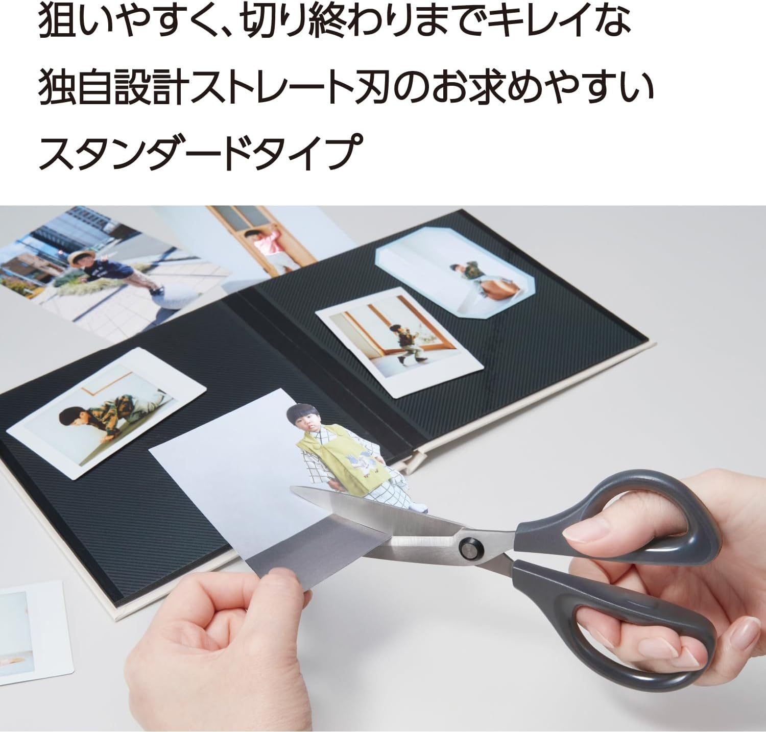 image:imageKokuyo 3 Pack 7 Scissor All purpose with Hybrid Arch Stainless Steel Blade Pastel Pink Blue White Sharper Cutting Performance Heavy Duty Cutter for Office Home School Craft Supplies HSMA100Black