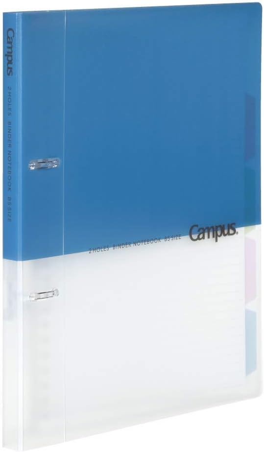 image:imageKokuyo Campus 2Ring Loose Leaf Binder A4 2 Holes Up to 100 Sheets Pink Japan Import RUPP158PBlue