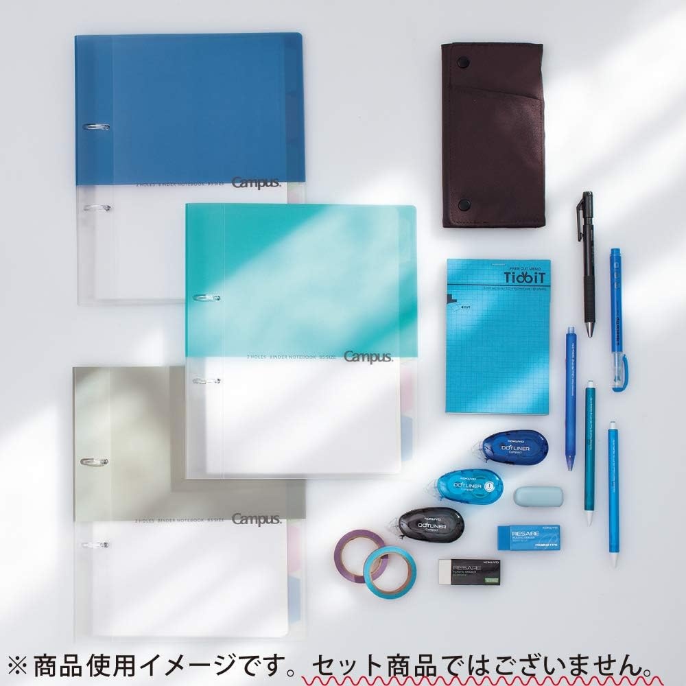image:imageKokuyo Campus 2Ring Loose Leaf Binder A4 2 Holes Up to 100 Sheets Pink Japan Import RUPP158PPink