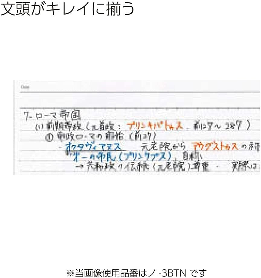 image:imageKokuyo Campus Loose Leaf Paper B5 Filler Paper with A 7mm Dot Ruled 100 Sheets 75 GSM Sarasara Smooth Writing 26 Holes 1014x714 Binder Notebook Bleed Resistant Paper NO836AT1