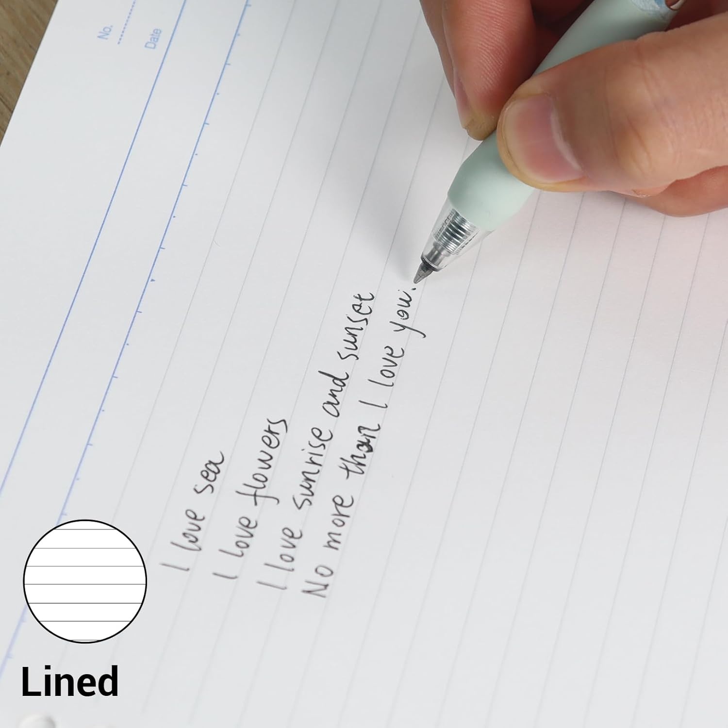 image:imageKokuyo Campus Loose Leaf Paper B5 Filler Paper with B 6mm Ruled 100 Sheets 77 GSM Shikkari Firm Writing 26 Holes 1014x714 Binder Notebook Bleed Resistant Paper NOS836B5