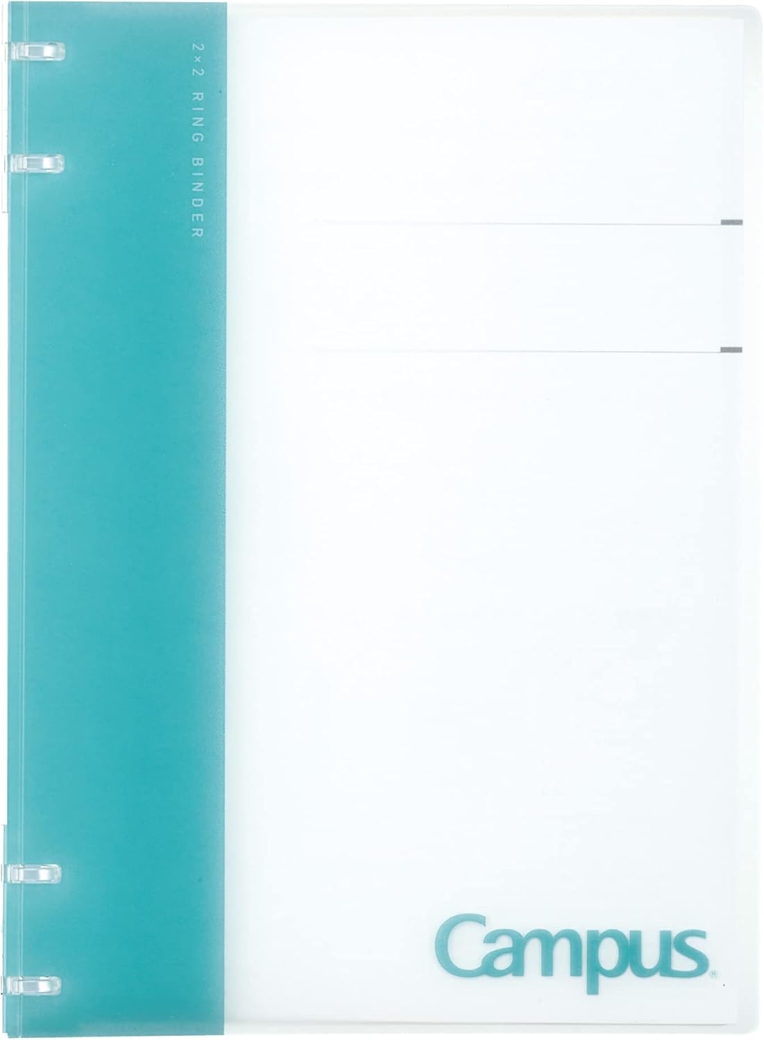 image:imageKokuyo Campus Refillable Notebook B5 2x2 Slim Ring Binder Notebook with Customizable Title Page 40 Sheets Capacity Suitable for 26 Holes Loose Leaf Paper Mineral Color Sheer Purple LeNP704L1VLight Blue