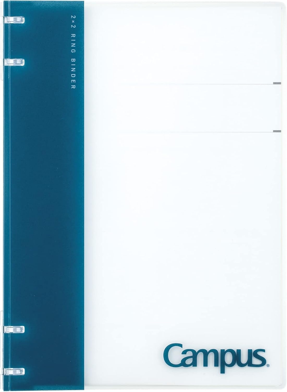 image:imageKokuyo Campus Refillable Notebook B5 2x2 Slim Ring Binder Notebook with Customizable Title Page 40 Sheets Capacity Suitable for 26 Holes Loose Leaf Paper Mineral Color Sheer Purple LeNP704L1VNavy