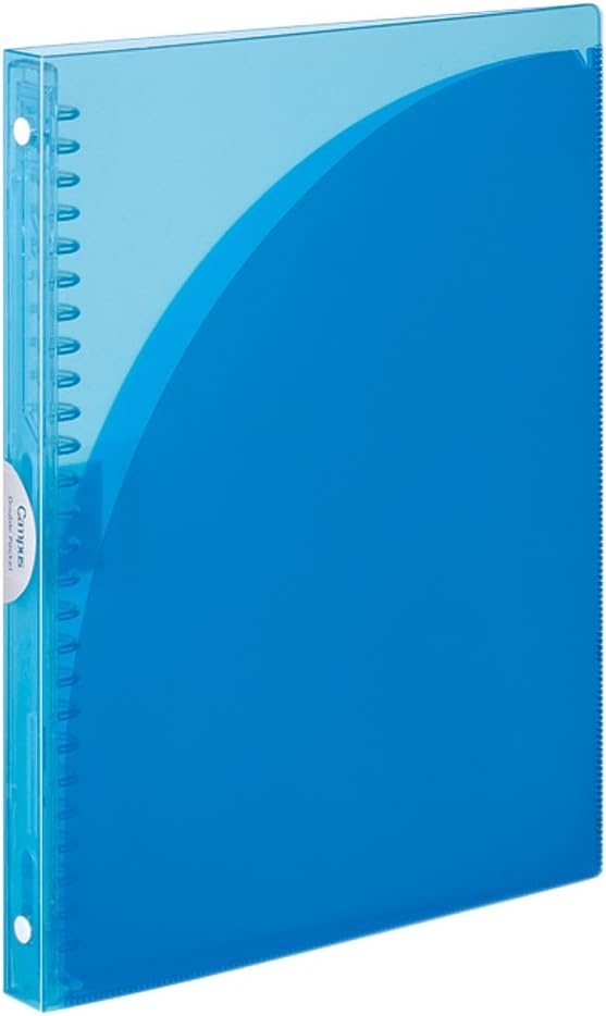 image:imageKokuyo Campus Slide Binder Adapt Slim Double Pockets B5 26 Holes Up to 65 Sheets Pink Japan Import RUAP711PLight Blue
