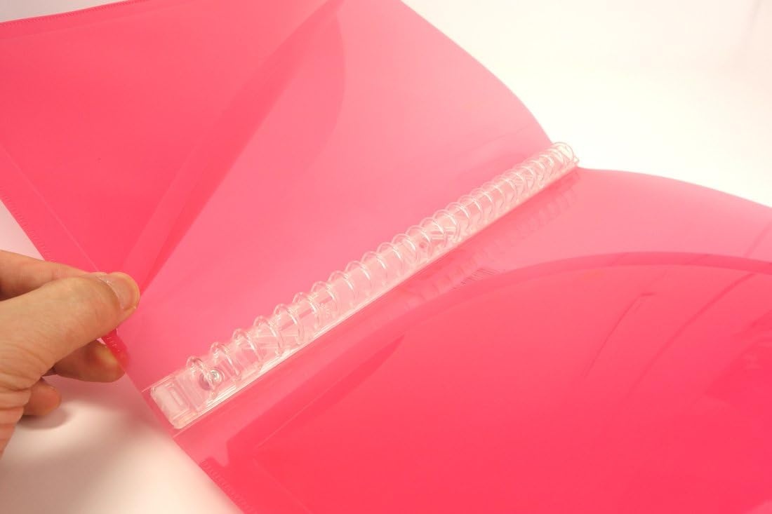 image:imageKokuyo Campus Slide Binder Adapt Slim Double Pockets B5 26 Holes Up to 65 Sheets Pink Japan Import RUAP711PPink