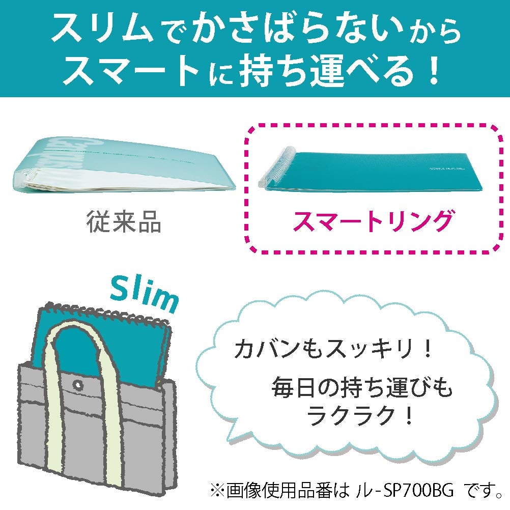 image:imageKokuyo Campus Smart Ring Binder B5 Light Blue Refillable Binder Notebook 26 Holes with 10 Extra LooseLeaf Paper Up to 25 Filler Papers for Work amp Study Japan Import RUSP700LB