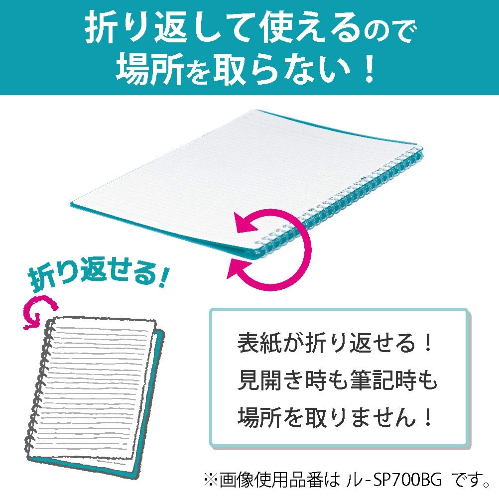 image:imageKokuyo Campus Smart Ring Binder B5 Light Blue Refillable Binder Notebook 26 Holes with 10 Extra LooseLeaf Paper Up to 25 Filler Papers for Work amp Study Japan Import RUSP700LB