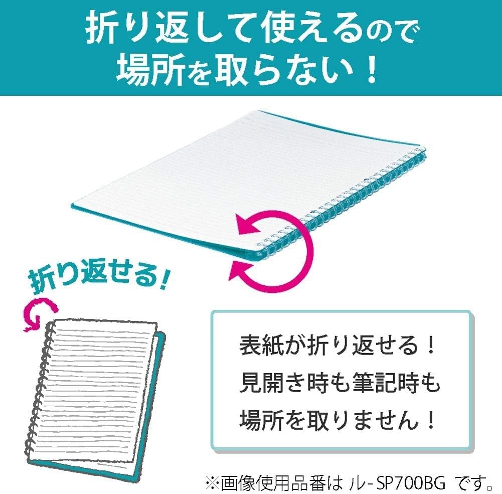 image:imageKokuyo Campus Smart Ring Binder B5 Light Pink Refillable Binder Notebook 26 Holes with 10 Extra LooseLeaf Paper Up to 25 Filler Papers for Work amp Study Japan Import RUSP700LP