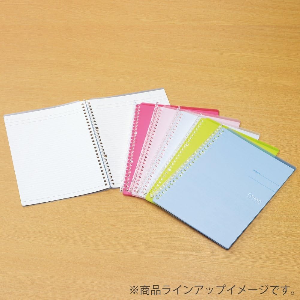 image:imageKokuyo Campus Smart Ring Binder B5 Yellow Green Refillable Binder Notebook 26 Holes with 10 Extra LooseLeaf Paper Up to 25 Filler Papers for Work amp Study RUSP700YG