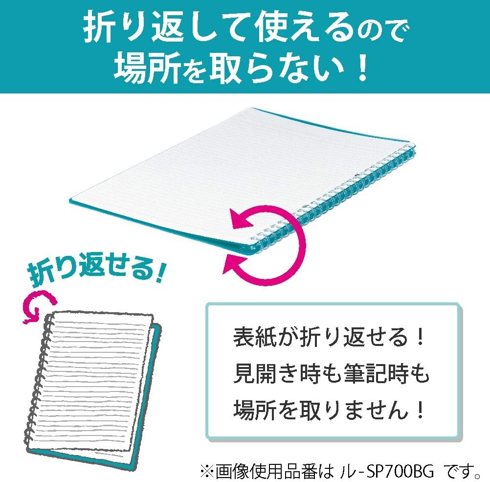 image:imageKokuyo Campus Smart Ring Binder B5 Yellow Green Refillable Binder Notebook 26 Holes with 10 Extra LooseLeaf Paper Up to 25 Filler Papers for Work amp Study RUSP700YG