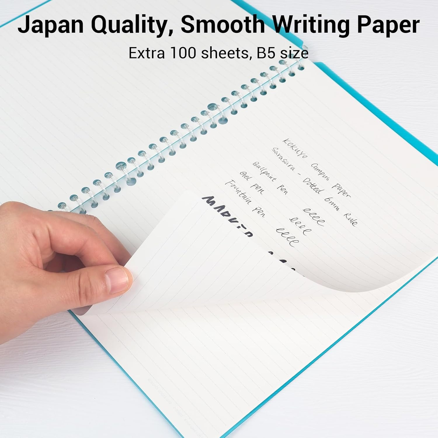 image:imageKokuyo Campus Smart Ring Binders 3 Pack B5 Notebook Binder 100 Sheet 6mm Dot Ruled Refiller Paper 25 Sheet Capacity 26 Rings Light Color Perfect for Work Study amp JournalLemon Mix