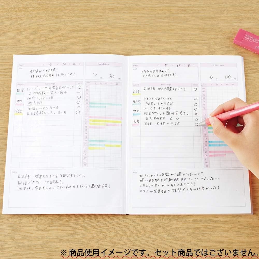 image:imageKokuyo Campus Study Planner Notebook Daily Ruled A5 Mint Green for 63 Days Japan Import NOY82MDGMint Green