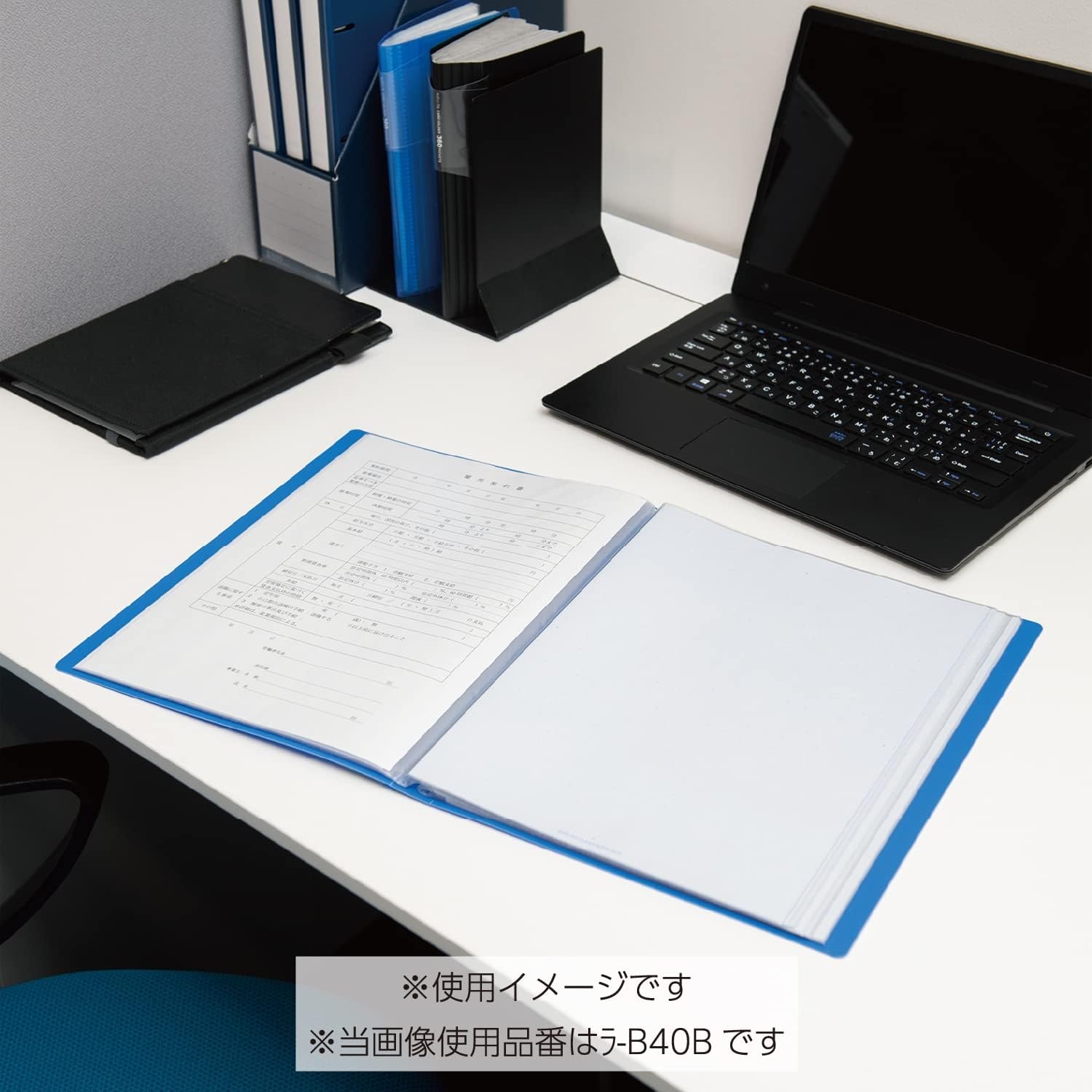 image:imageKokuyo File Clear Book Display Book Presentation Binder with Plastic Sleeves 40Pocket Bound Art Portfolio Folder Sheet Protector for Artwork and Document A4 Yellow Japan Import RAB40YGreen