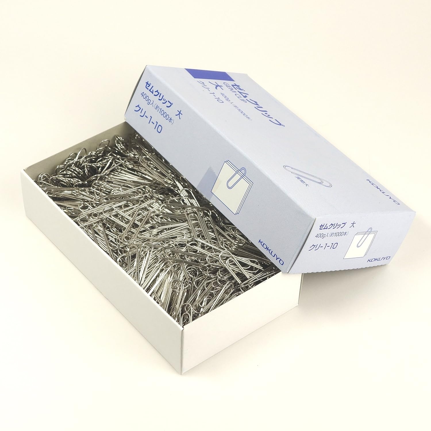 image:imageKokuyo Gem Paper Clip Big Size 11in 28mm 1000pcs 400g Silver Paper Clips Suitable for Office School and Daily use KURI110