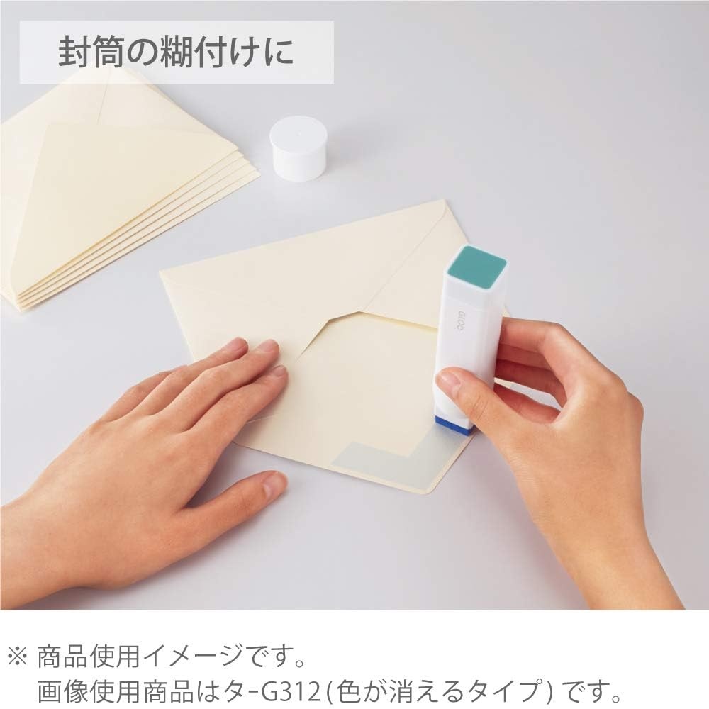 image:imageKokuyo Gloo Square Glue Stick Color Disappearable Small Size Pack of 5 TAG3115PSmall