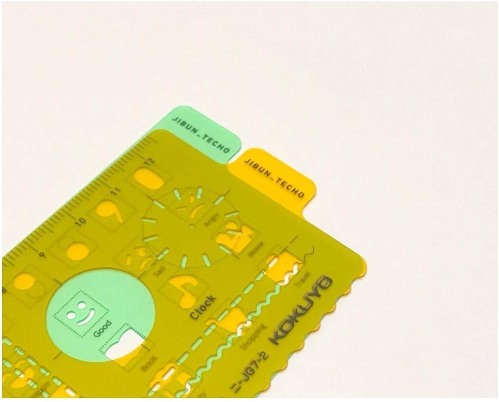 image:imageKokuyo JIBUNTECHO Goods Template Stencil Icon amp Plan Version Shared Size Japan Import NIJG712