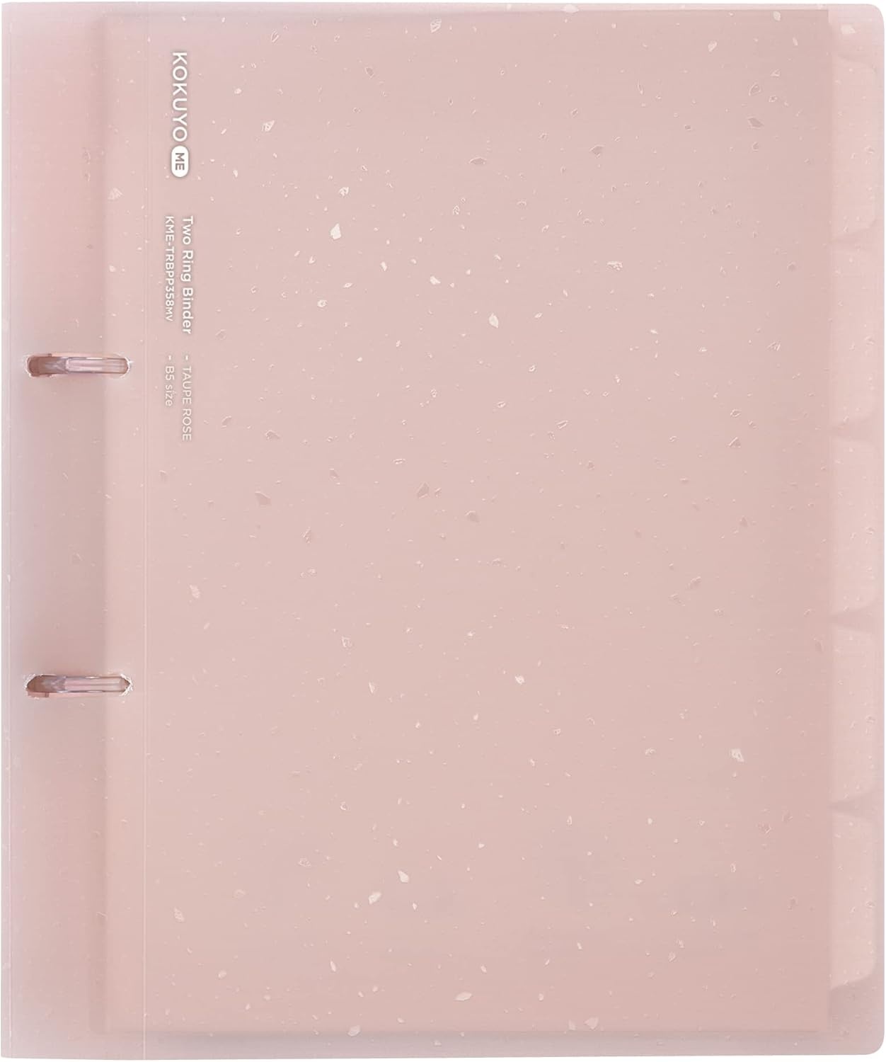 image:imageKokuyo Me 2Ring Loose Leaf Binder A4 Up to 100 Sheets Taupe Rose Japan Import KMETRBPP158MVTaupe Rose