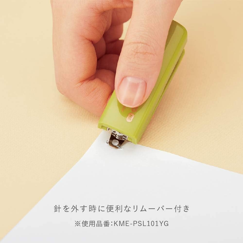 image:imageKokuyo Me Compact Stapler up to 10 Sheets Binding No 10 Staple Tofu White Japan Import KMEPSL101MVTofu White