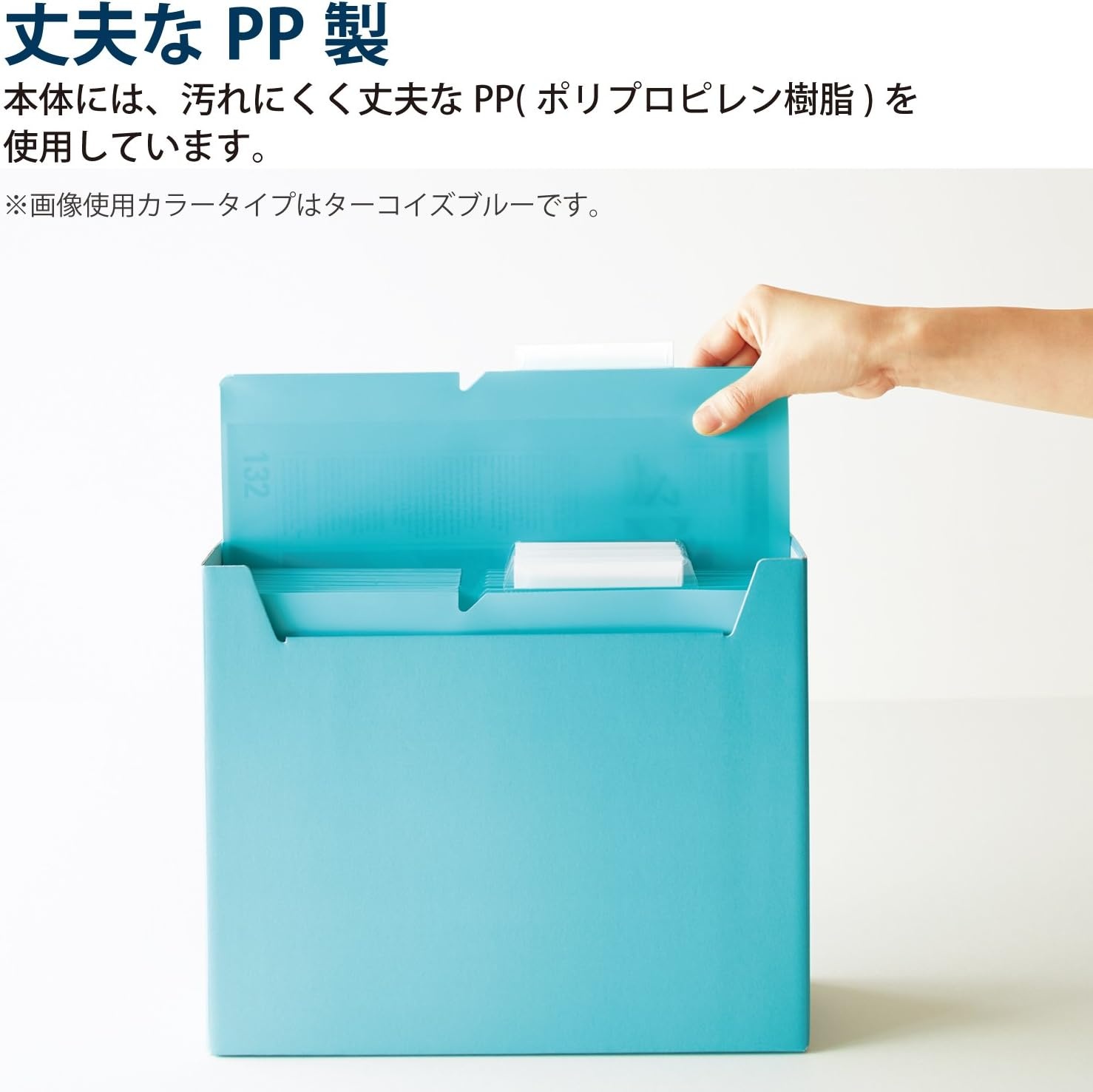 image:imageKokuyo NEOS A4 File Folders 12 Inches 30 mm Depth 3 Side Binding PP Type with A Customizable Tab 10 Pack of Navy Japan Import A4PNEF30DBX10Carmine Red