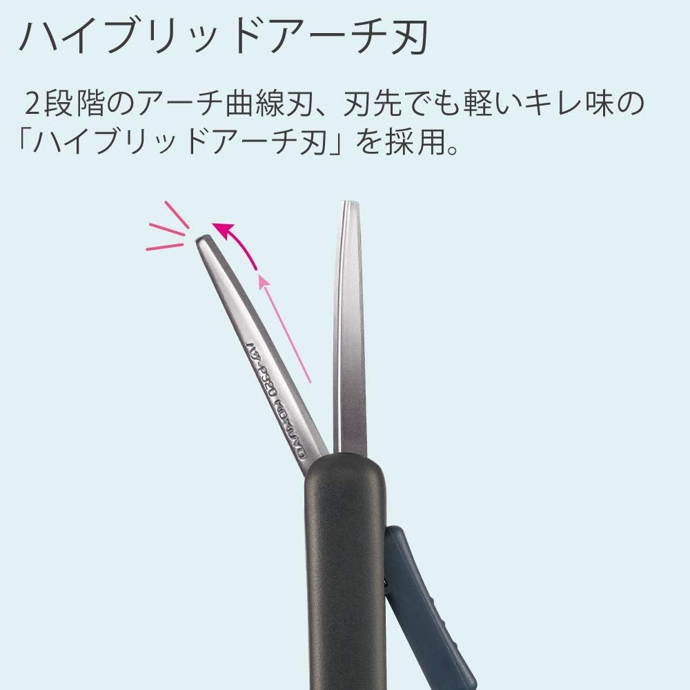 image:imageKokuyo Saxa Poche Portable Scissors Twiggy Scissors 3D Glueless Stainless Steel Blade Penshaped Design Slide Mechanism White Japan Import HASAP320WBlack