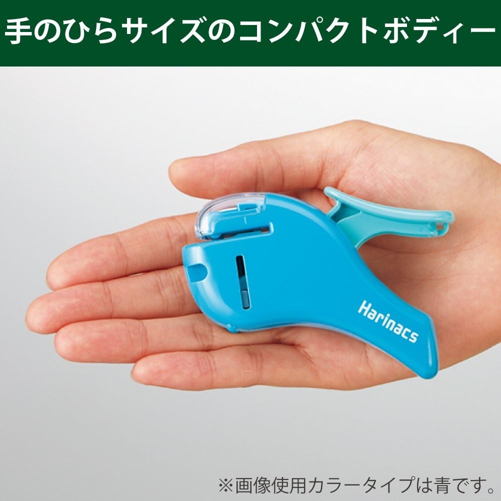 image:imageKokuyo Stapleless Stapler Harinacs Handheld StapleFree Up to 5 Sheets No Staple Binding Portable Holeless Compact Alpha Pink Japan Import SLNMSH305PBlue