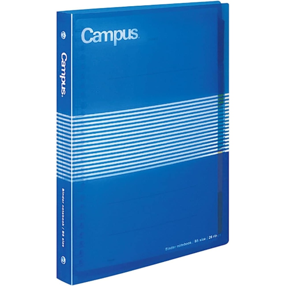 image:imageKOKUYO Campus B5 Slide Binder Notebook with 5 Tab Dividers PP Cover 26 Hole 100 Sheets Capacity Orange Japan Import RUP334NYRBlue