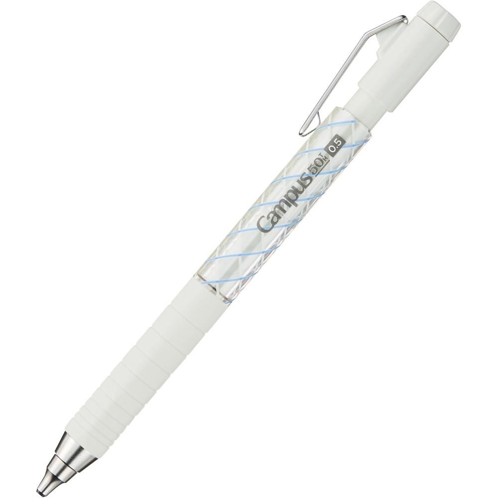 image:imageKOKUYO Campus Mechanical Pencil with Eraser Retractable Pencil 05 mm 50th Anniversary Edition Yellow PSP405L1Y1P50th Gray