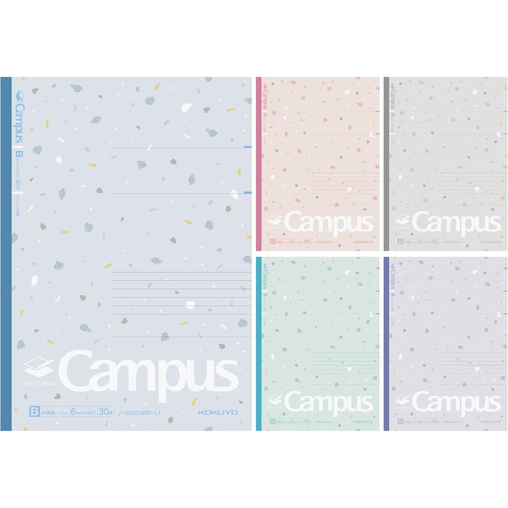 image:imageKOKUYO Composition Notebooks 5 Pack Campus SemiB5 Comp Book with Dot A 7mm Ruled 30 Sheets School Lined Notebook Spy x Family Limited Edition Journal Notebook for Women Work Study Note TakingShear Stone