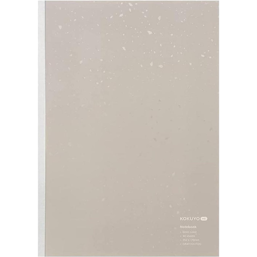 image:imageKOKUYO ME Composition Notebook 1 Pack SemiB5 Comp Book with B 6mm Ruled 30 Sheets School Lined Notebook in Grayish Fog Journal Notebook for Women Work Study Note Taking Japan ImportKMENB3BL1Grayish Fog