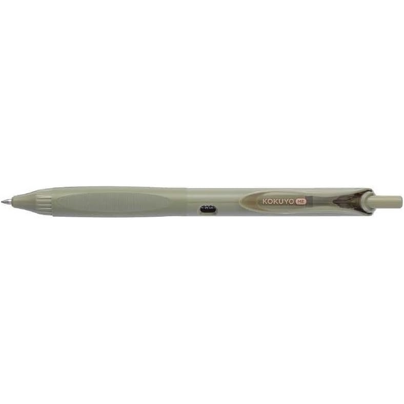 image:imageKOKUYO Me Ballpoint Pen Black Ink 05mm Retractable Ball Point Writing Gel Pen Fragile Mint Japan Import KMEBPEG5D102LGDusty Olive