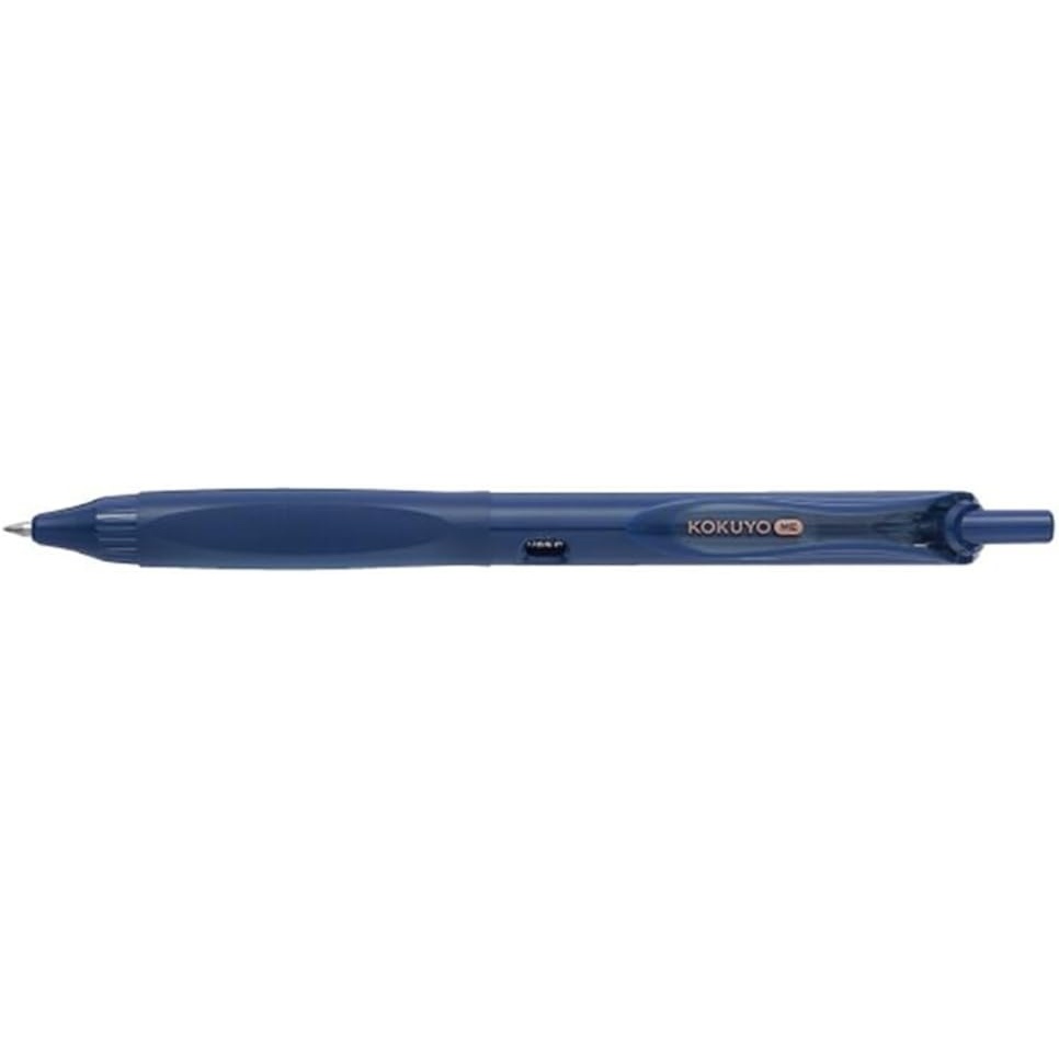 image:imageKOKUYO Me Ballpoint Pen Black Ink 05mm Retractable Ball Point Writing Gel Pen Piman Green KMEBPEG5D102GGraphite Blue