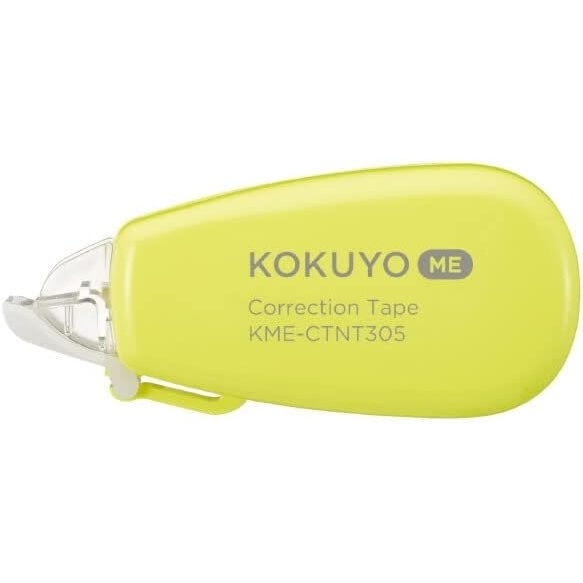 image:imageKOKUYO Me Correction Tape 55mm Width 197 Feet Long QuickDry Premium Japanese Stationery for Student amp Teacher Moon LimeKMECTNT305Y