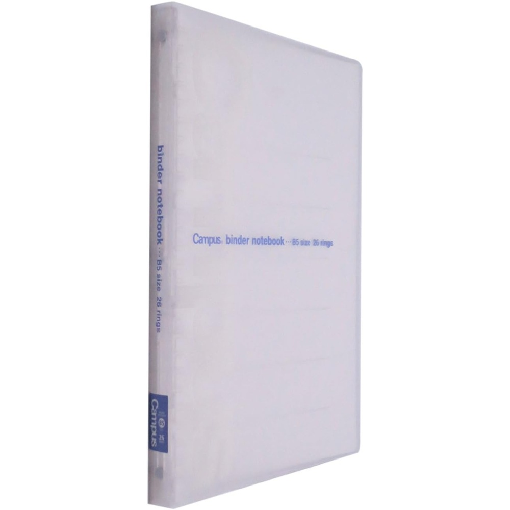 image:imageKokuyo Campus Slide Binder Slim Type B5 26 Holes Up to 30 Sheets Yellow Japan Import RUP733YTransparent